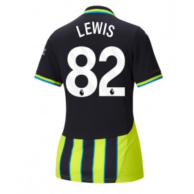 Manchester City Rico Lewis #82 Borte skjorte til dame 2024-25 Kortermet